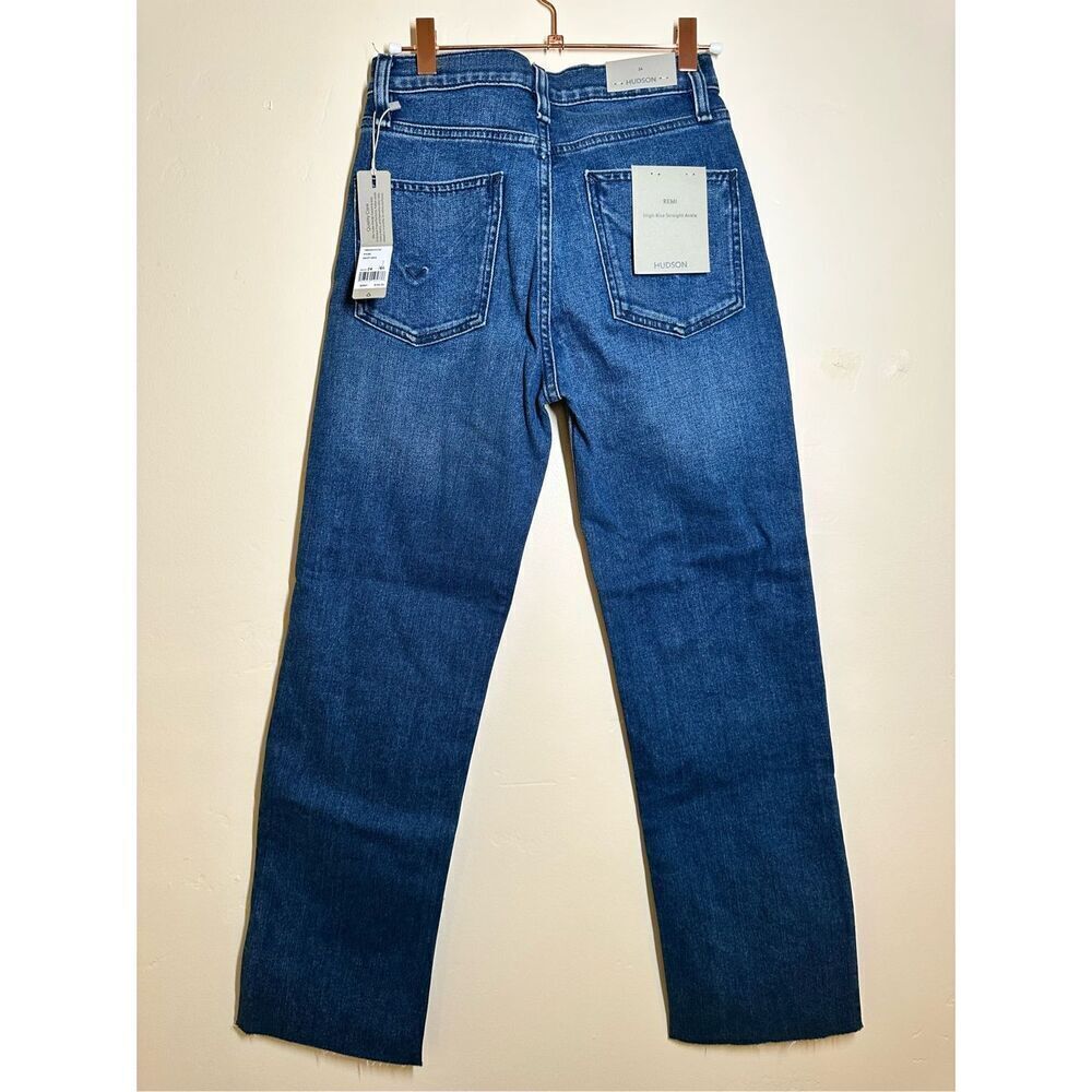 Hudson Remi High Rise Straight Ankle Jeans Size 24 New - Picture 6 of 6